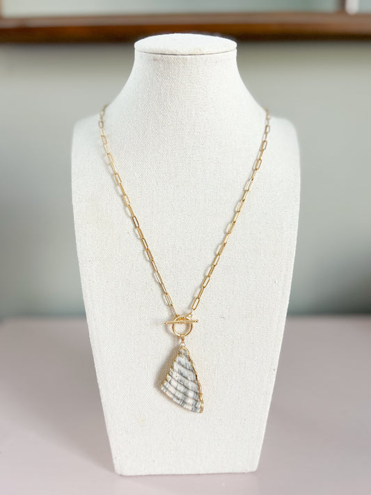 Shell Piece Call It What You Want Necklace