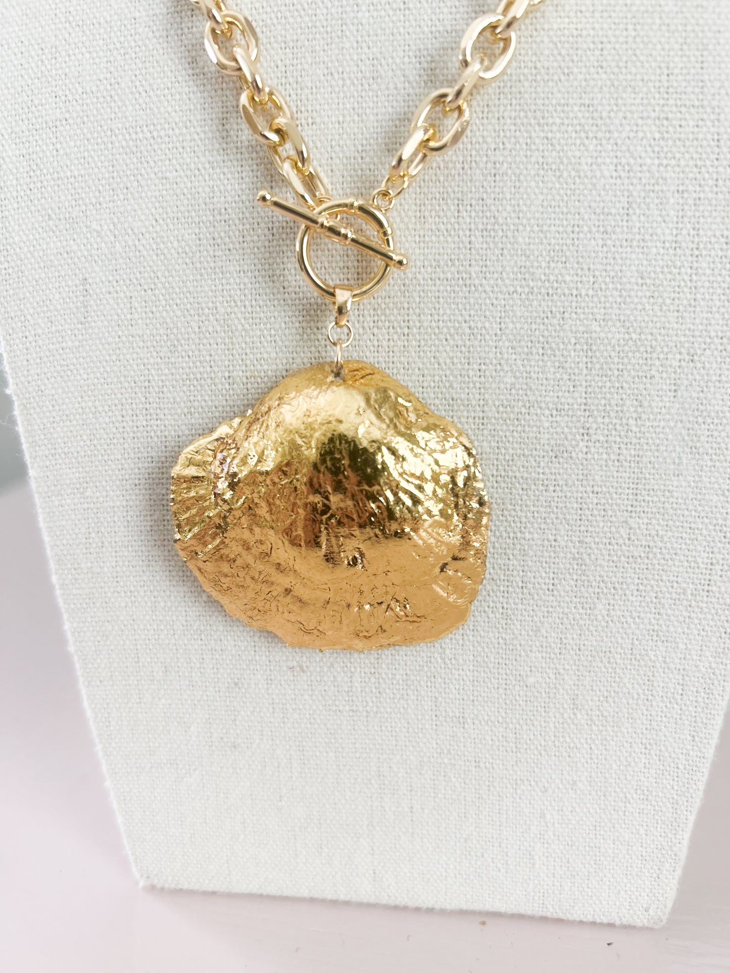 Gold Shell Call It What You Want Necklace