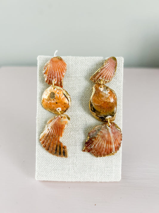 Orange All Too Well Stud Dangles