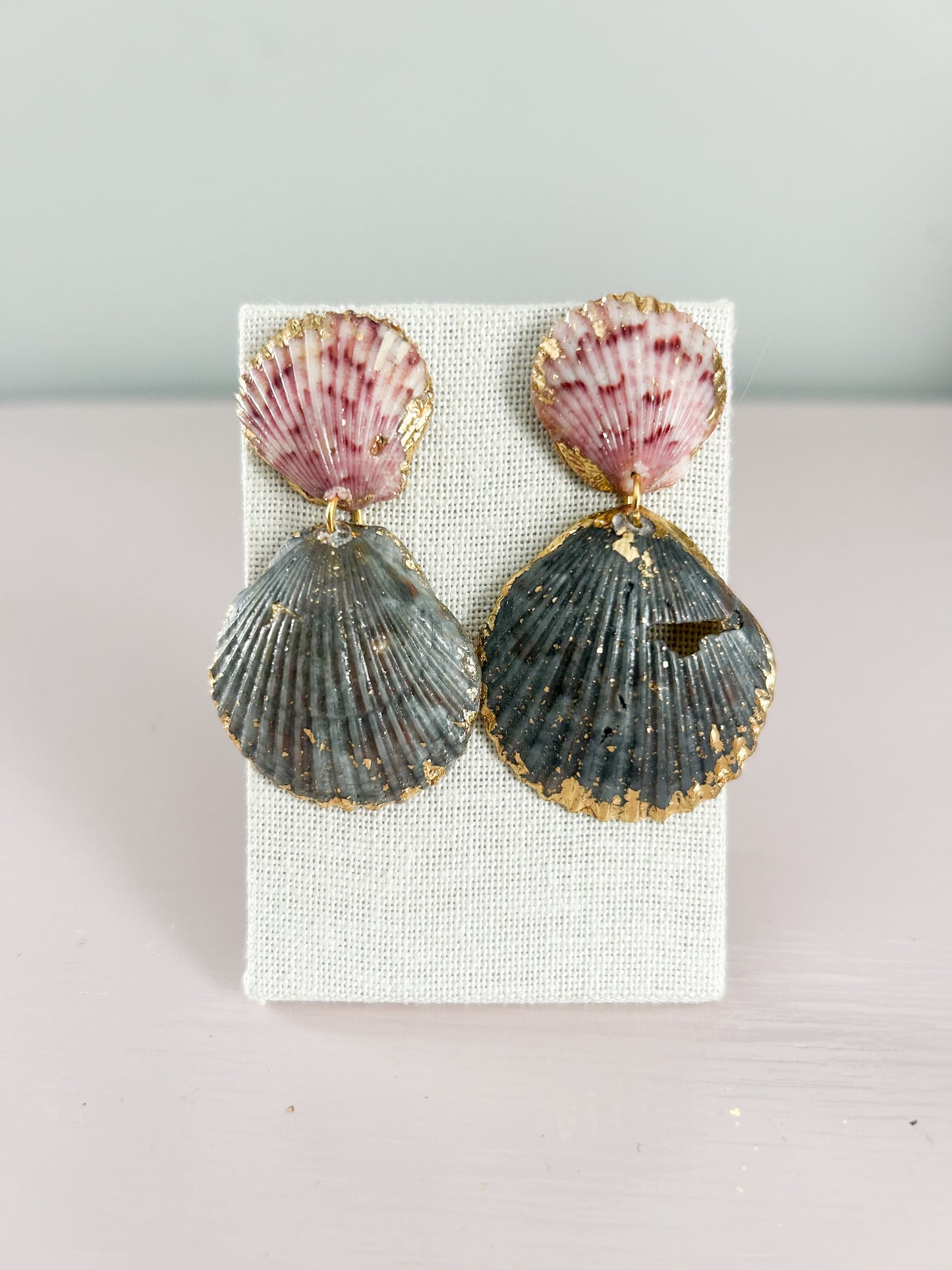 Red, White and Blue Invisible String Earrings