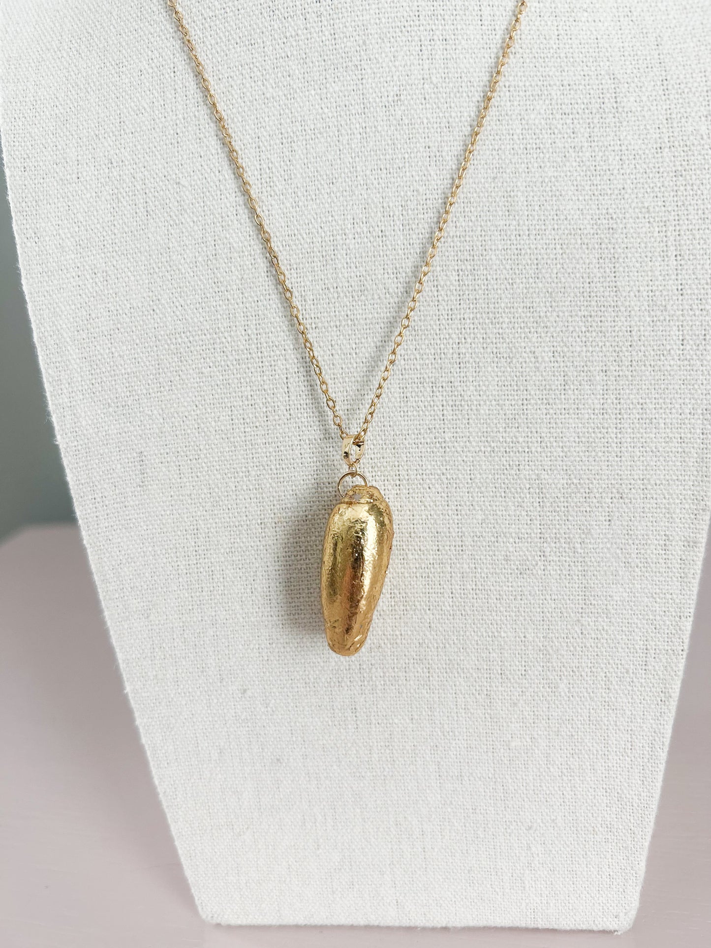 Gold Olive Shell Call It What You Want Necklace