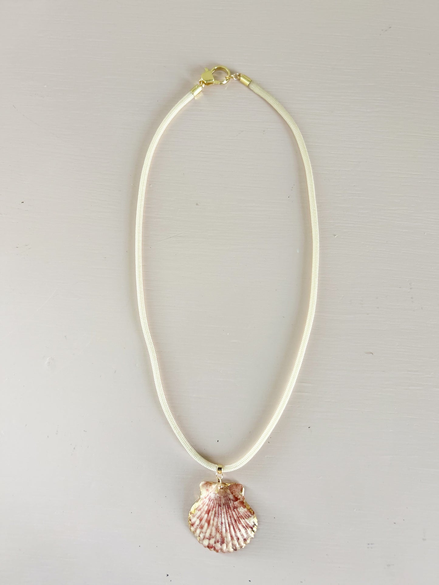 Cream Cord Fate of Ophelia Necklace