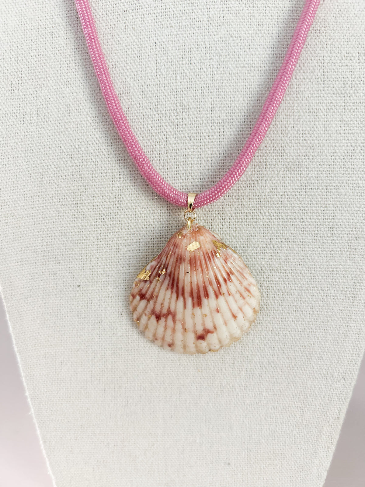Pink Cord Fate of Ophelia Necklace