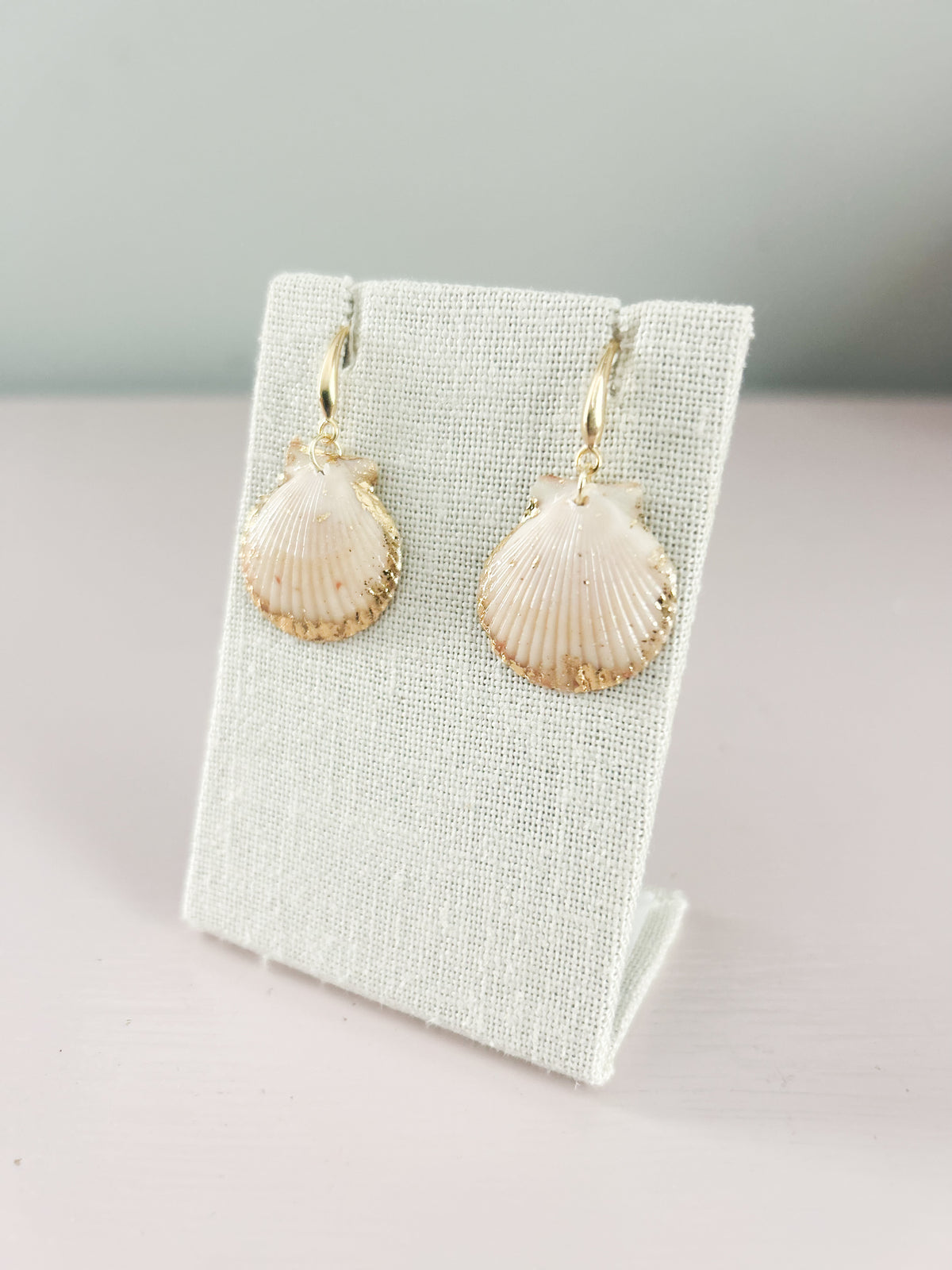 White Miss Americana Hook Earrings