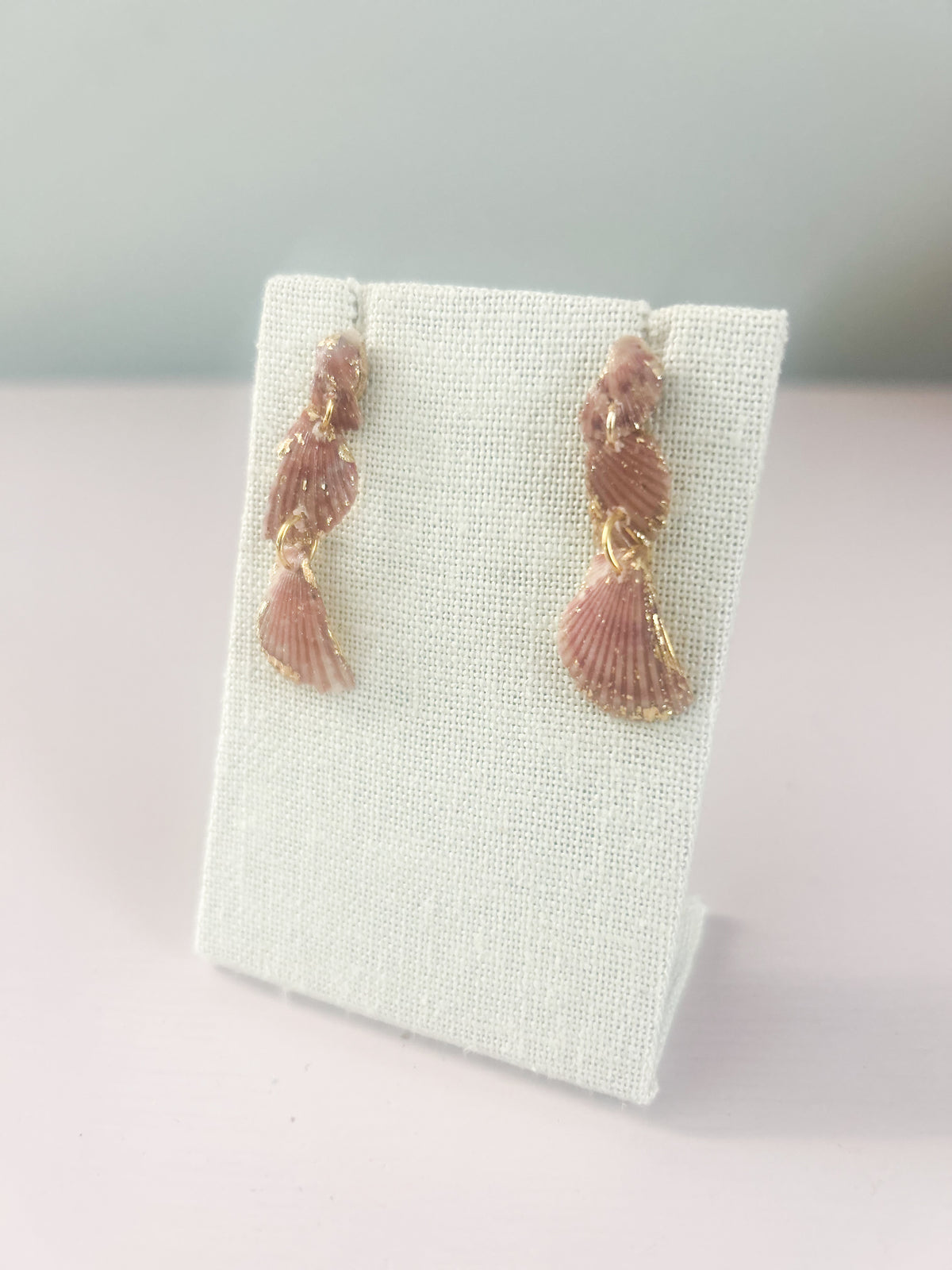 Purple and Pink Love Story Earrings