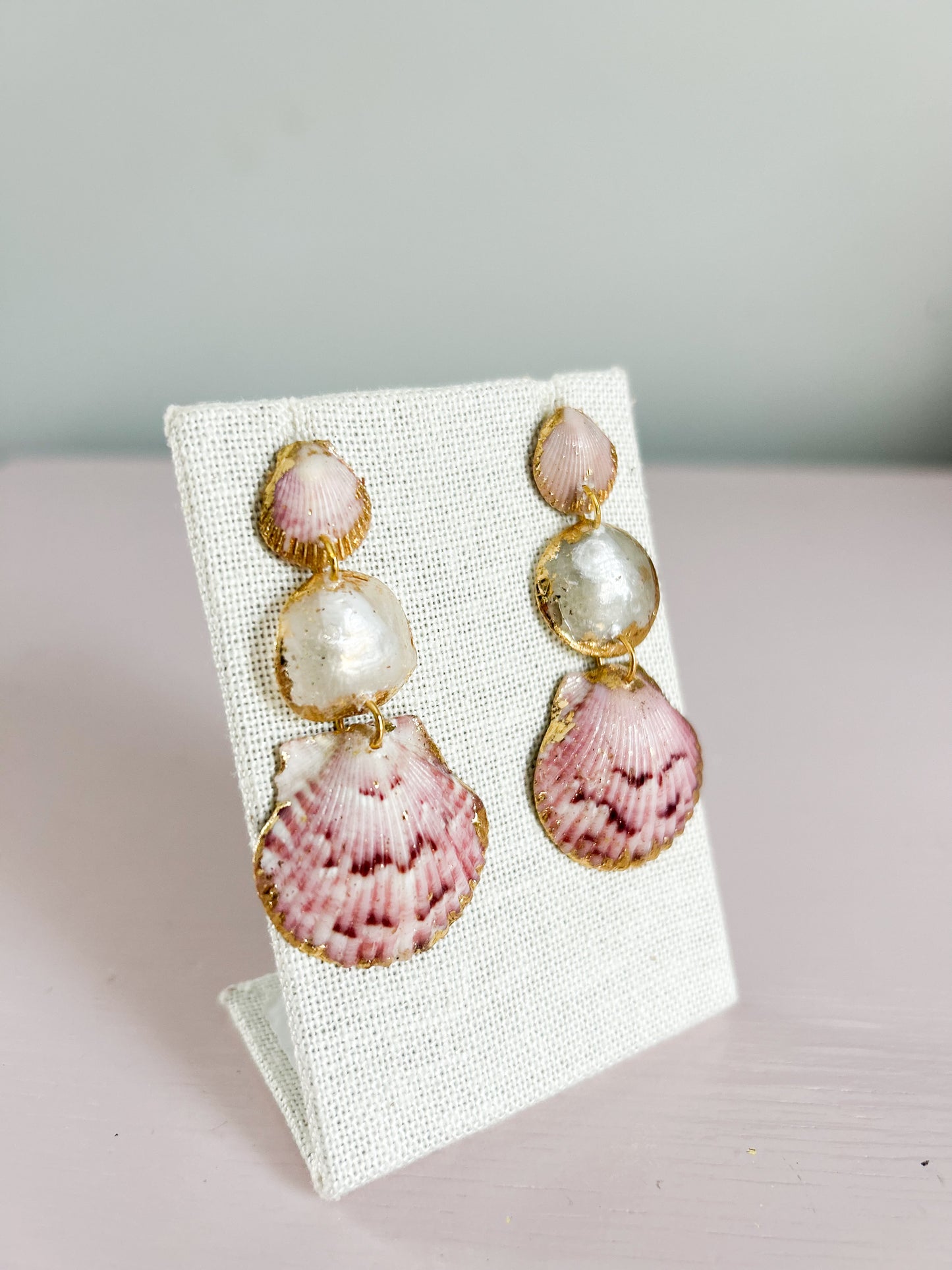 Pink and White All Too Well Gorgeous Earrings