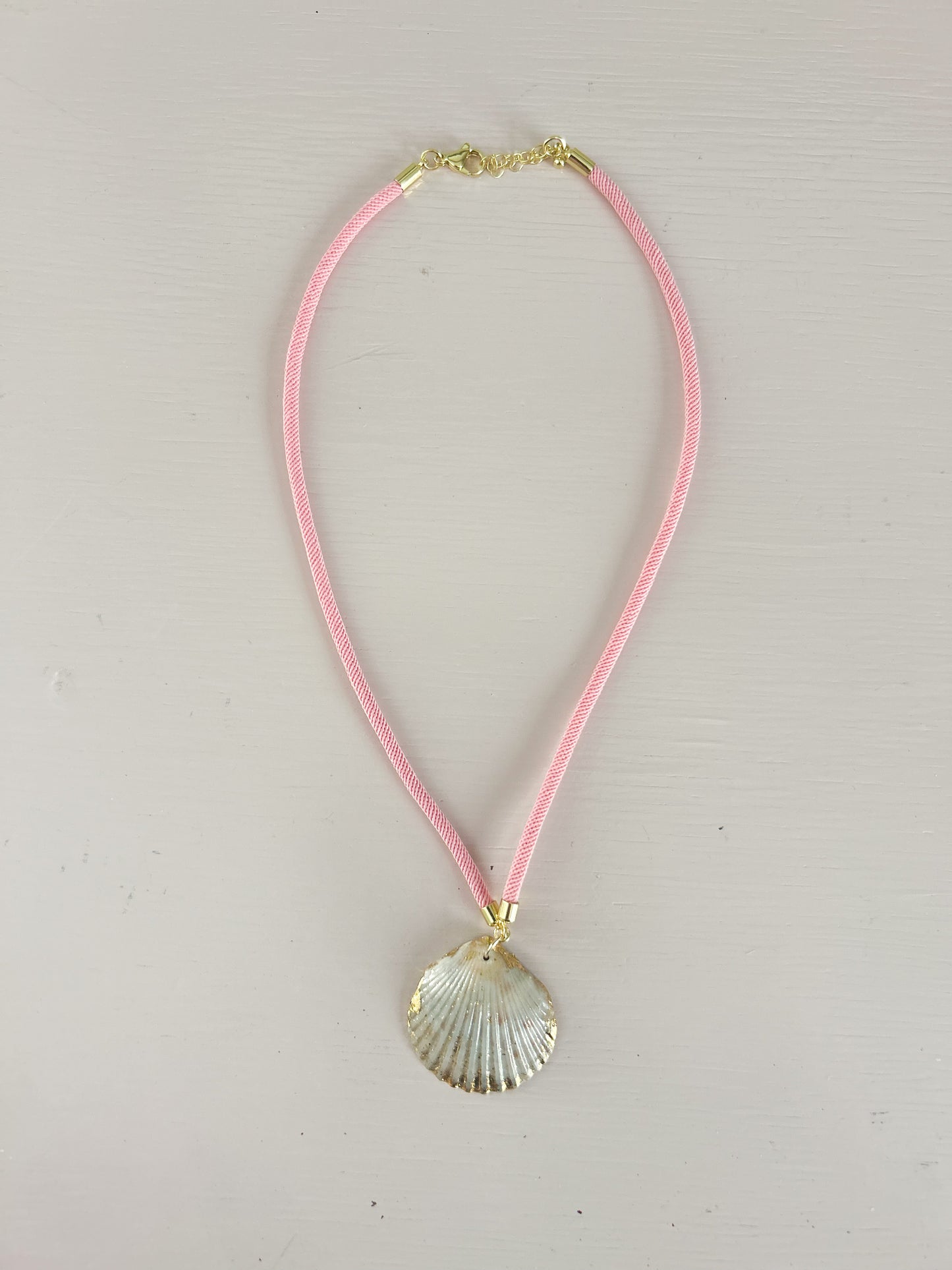 Pink Cord Fate of Ophelia Necklace