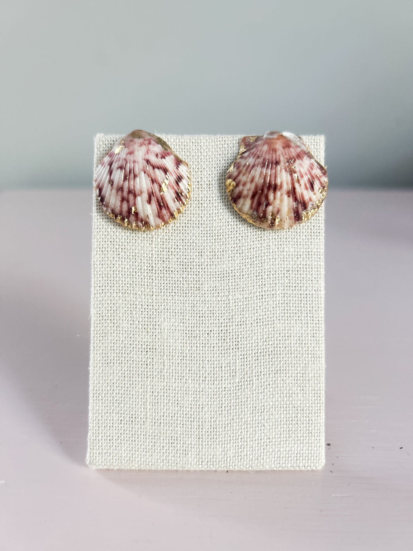 Pink and White Miss Americana Studs