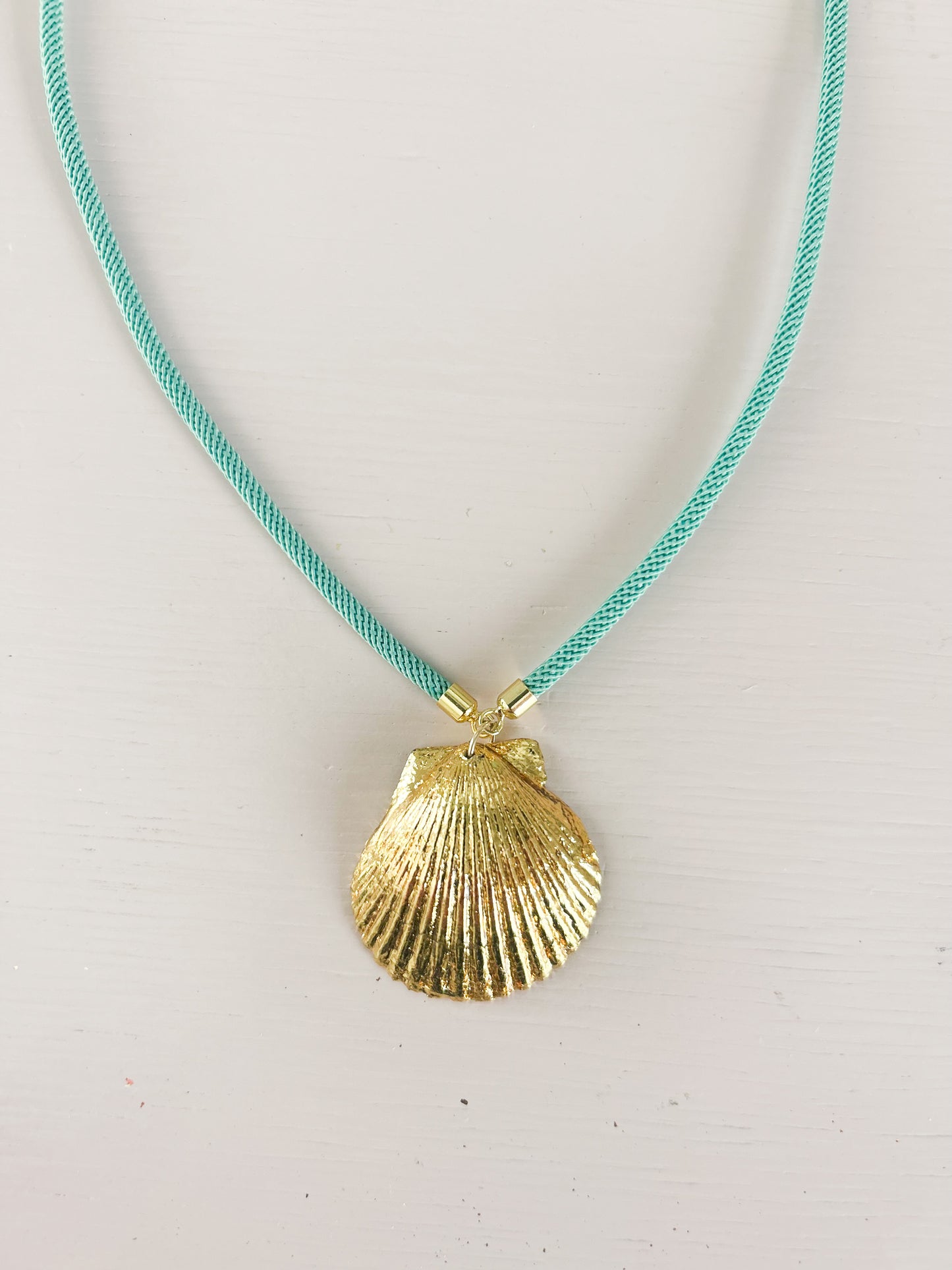 Teal Fate of Ophelia Cord Necklace