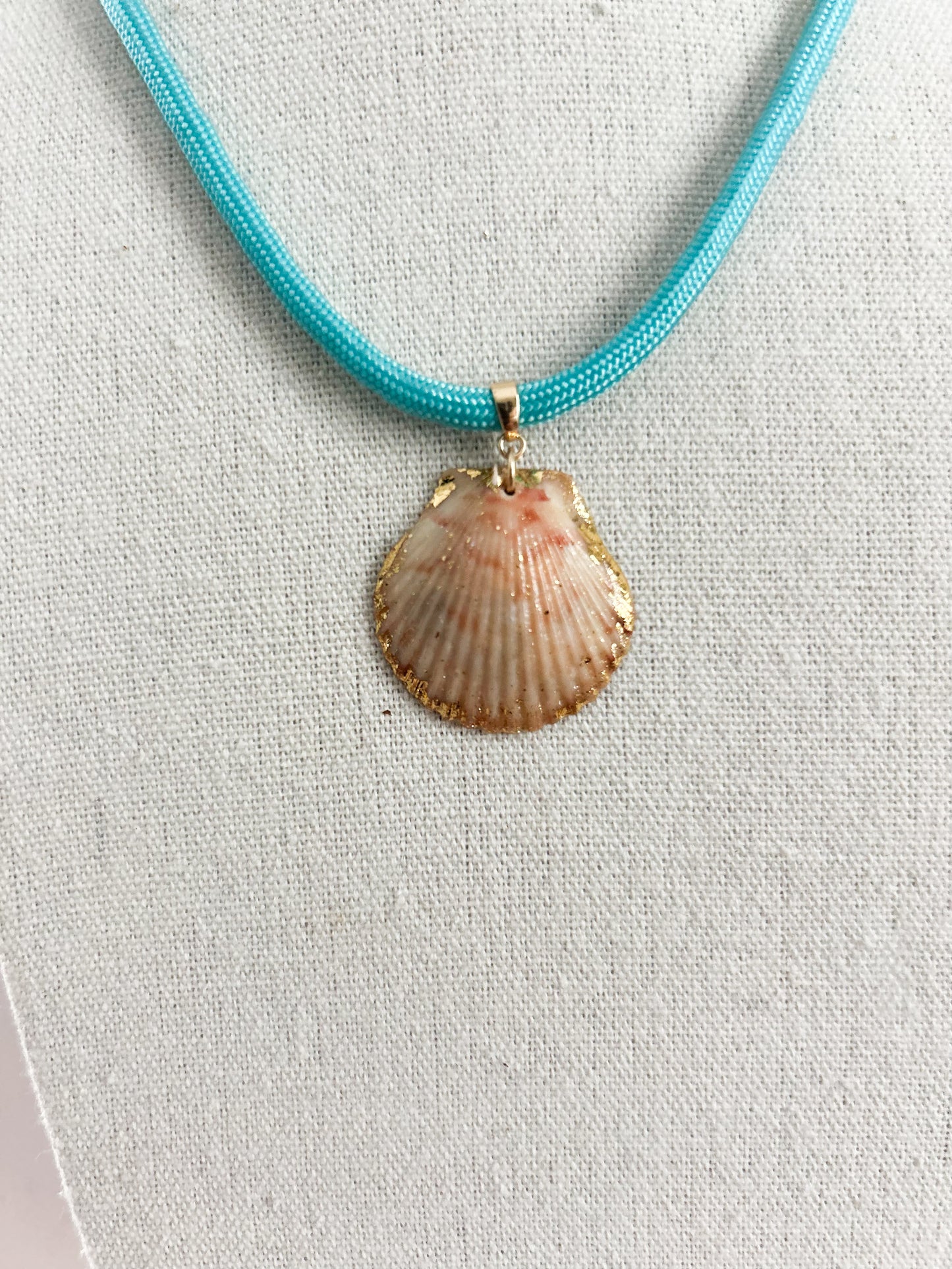 Orange Teal Fate of Ophelia Necklace