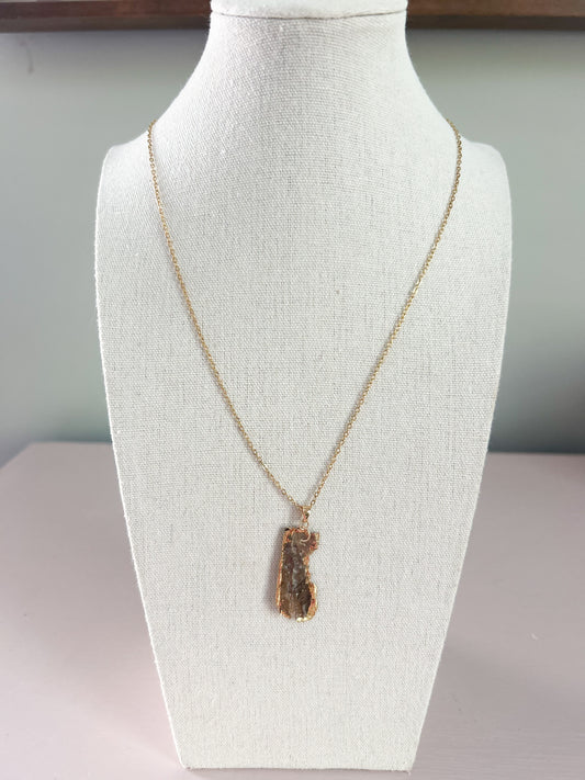Pearlized Shell Piece Call It What You Want Necklace
