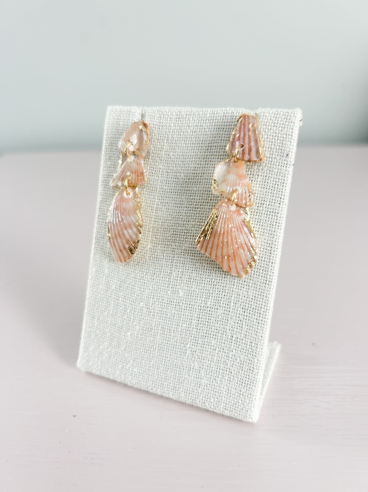 Peach Love Story Earrings