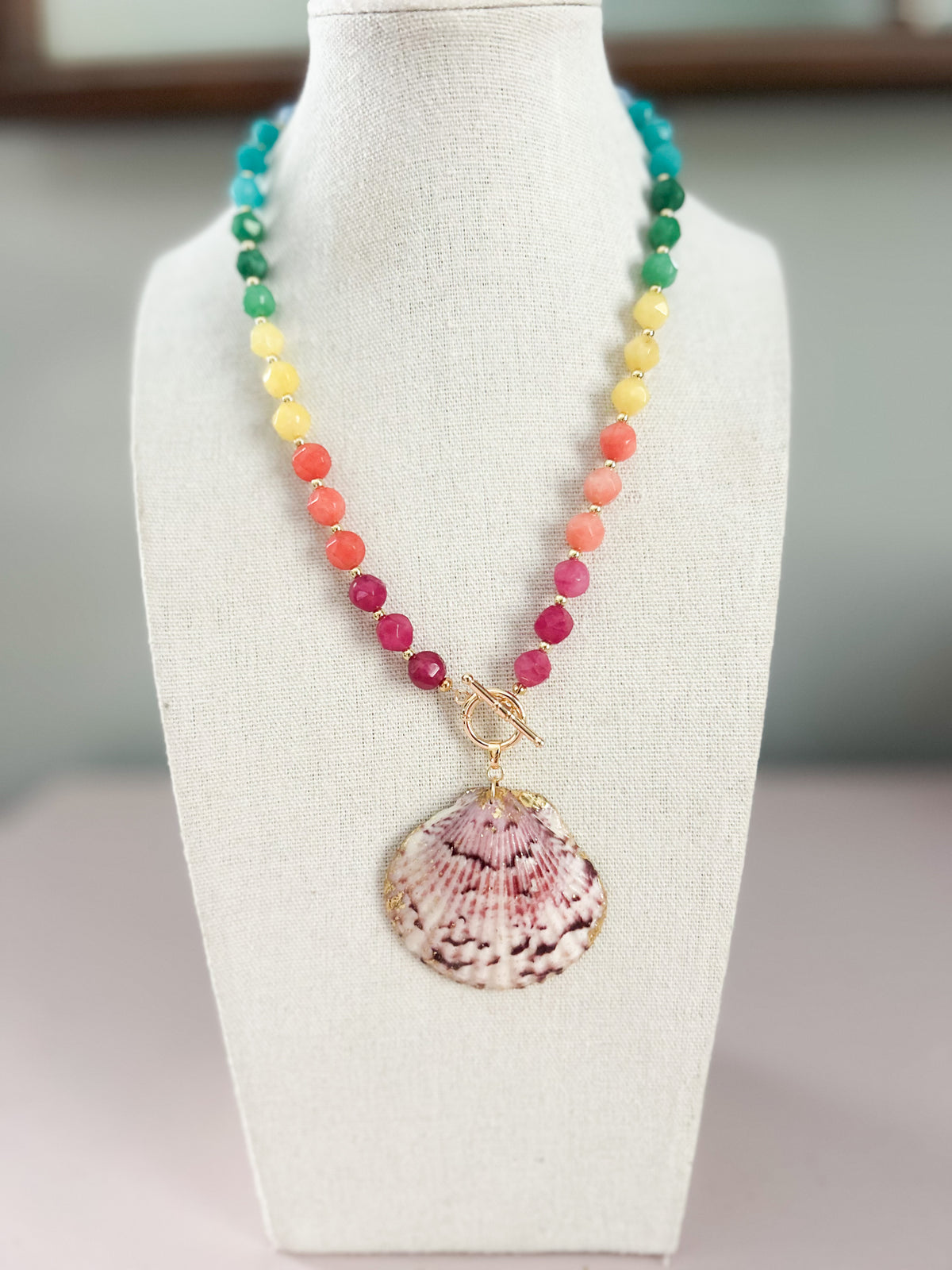 Semi Precious Stone I Knew It I Knew You Necklace