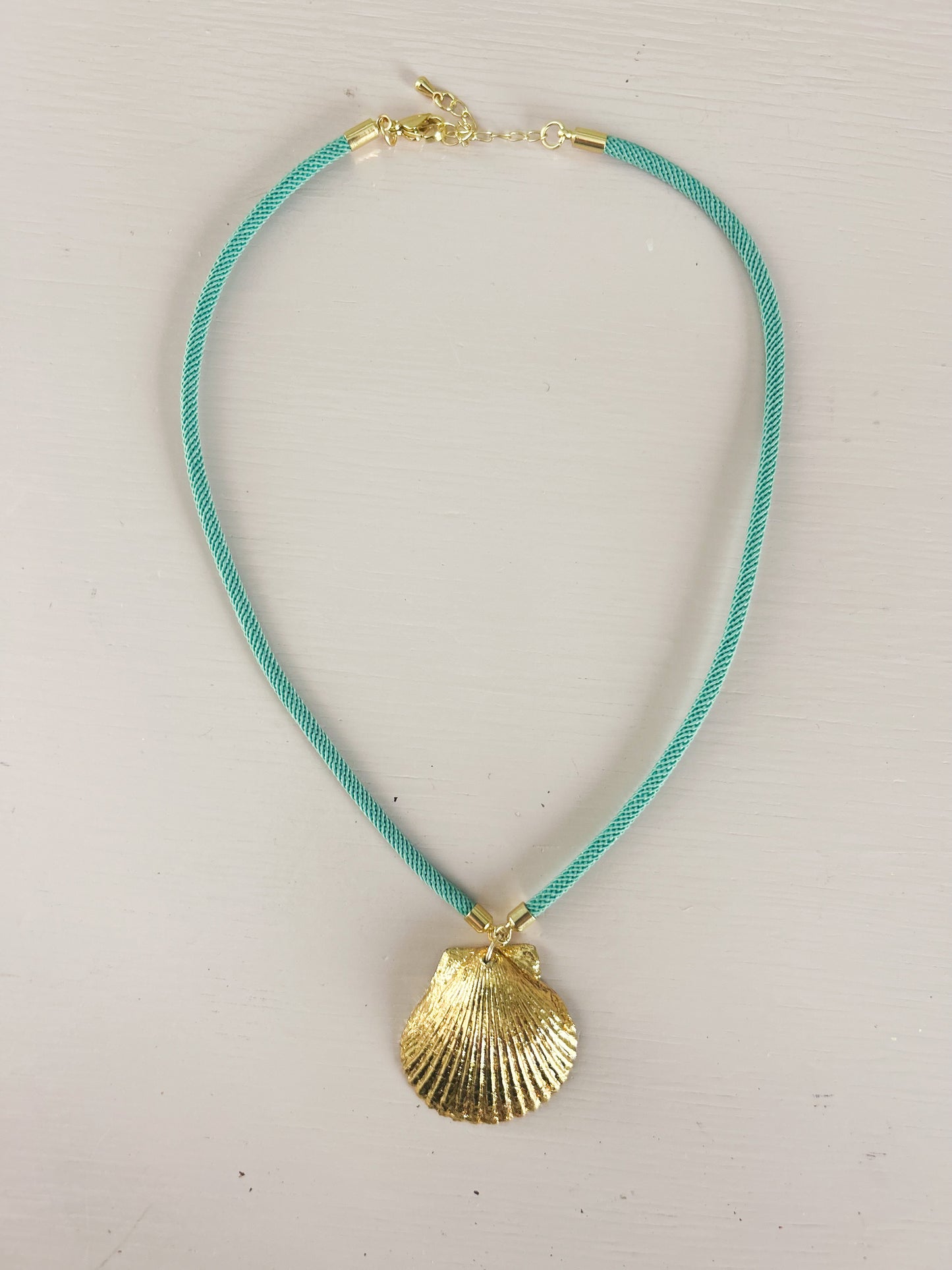 Teal Fate of Ophelia Cord Necklace