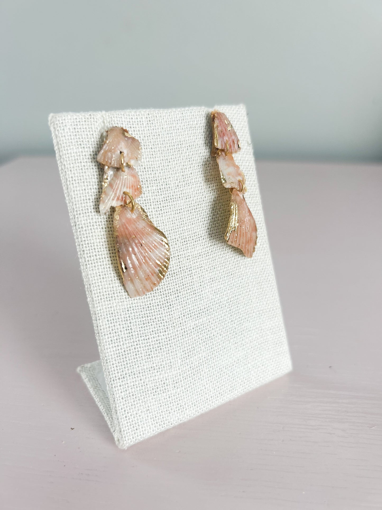 Peach Love Story Earrings
