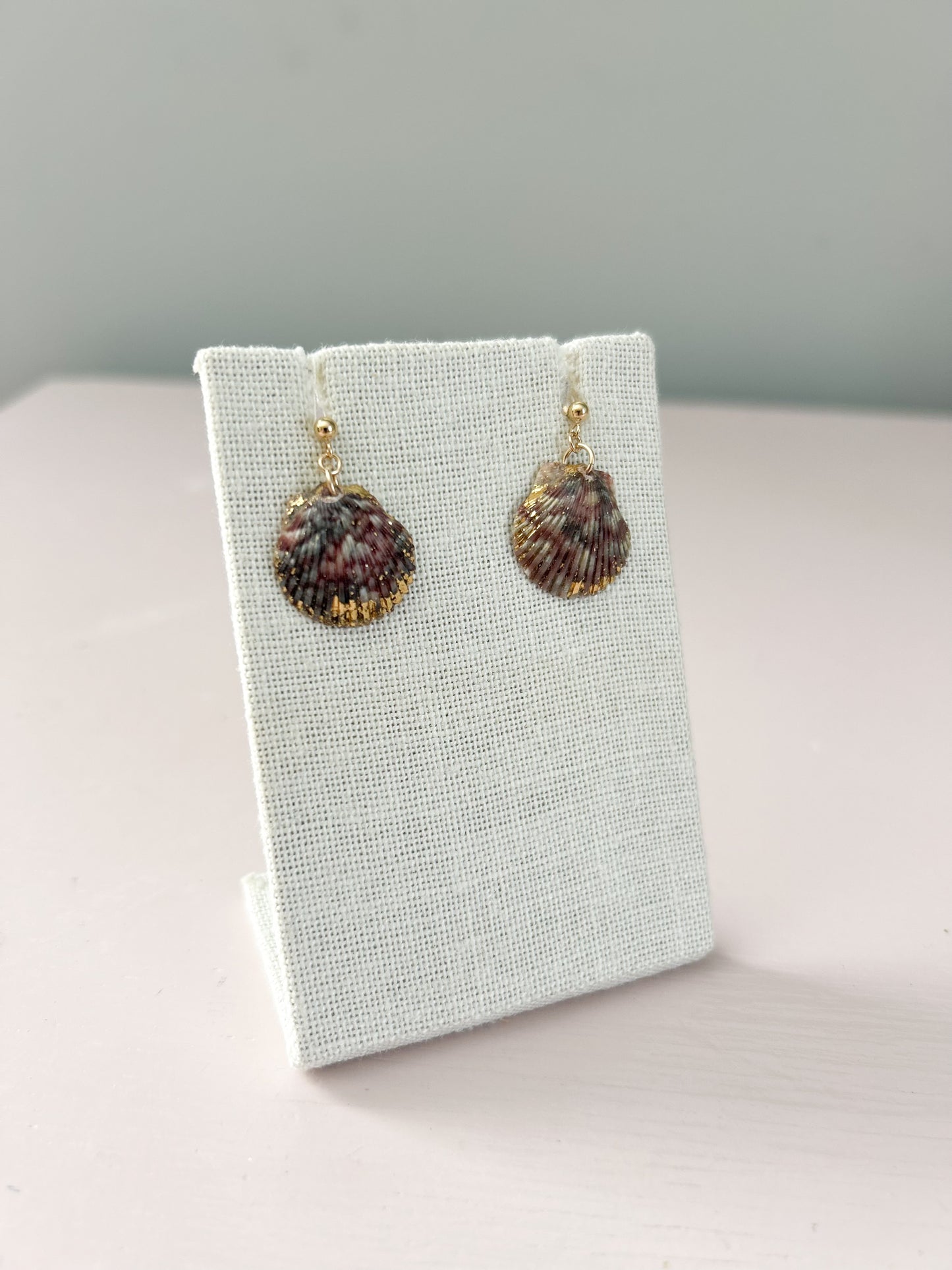 Purple and Grey Ball Stud Miss Americana Earrings
