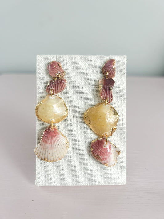 Maroon Ombré All Too Well Stud Dangles