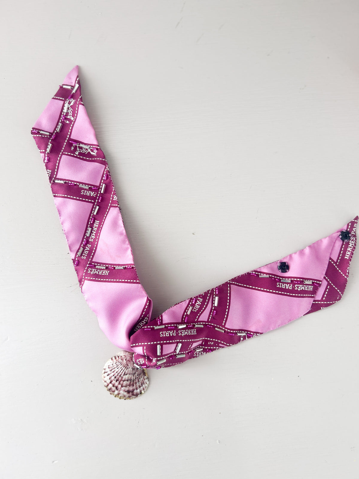 Hermes Twilly All Too Well Scarf Necklace
