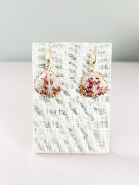 Red and White Miss Americana Hook Earrings