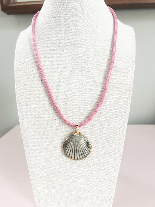 Grey Pendant Pink Fate of Ophelia Necklace