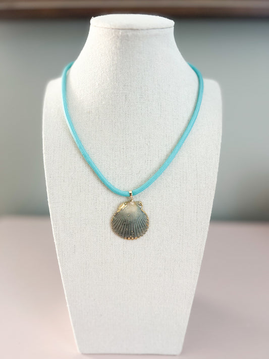Teal Rope Fate of Ophelia Necklace