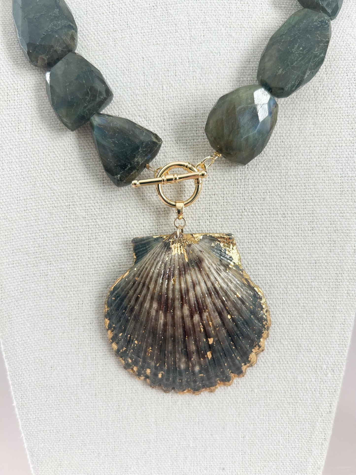 Labradorite Toggle Best Day Necklace