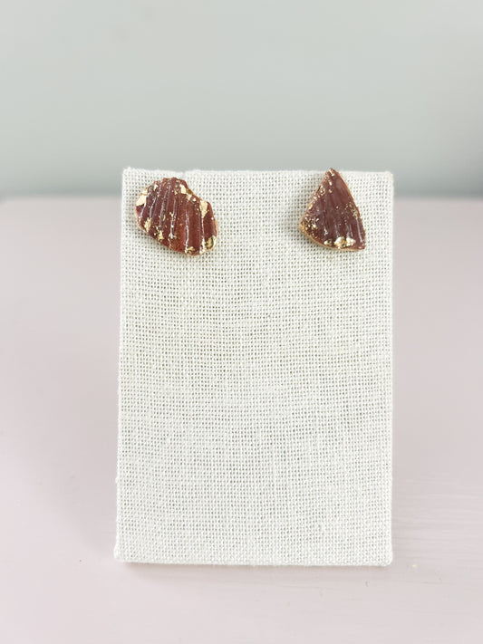 Brown Exile Studs