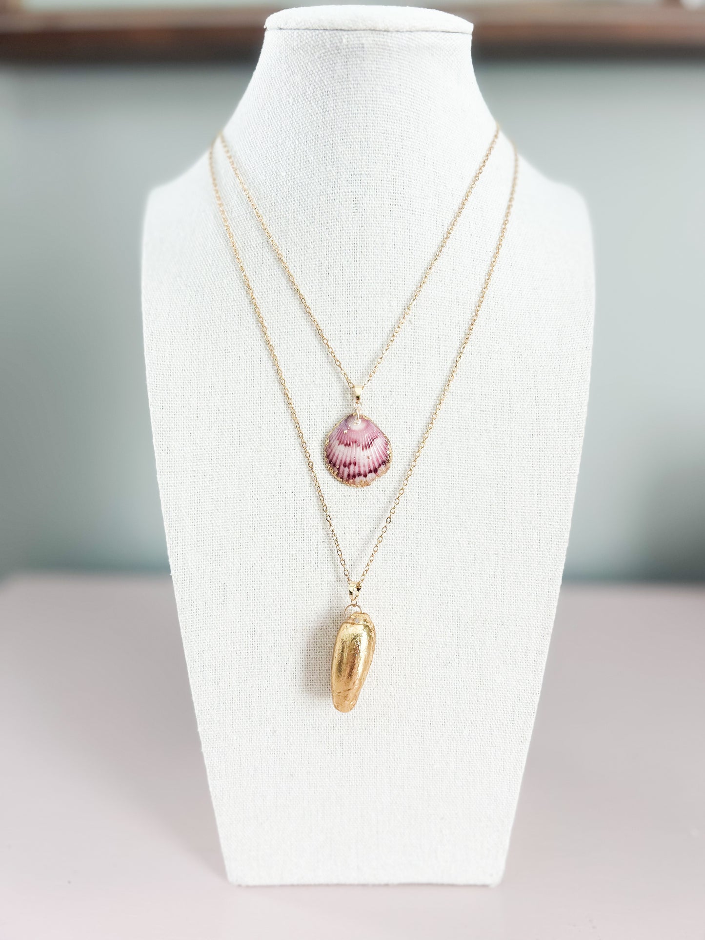 Gold Olive Shell Call It What You Want Necklace