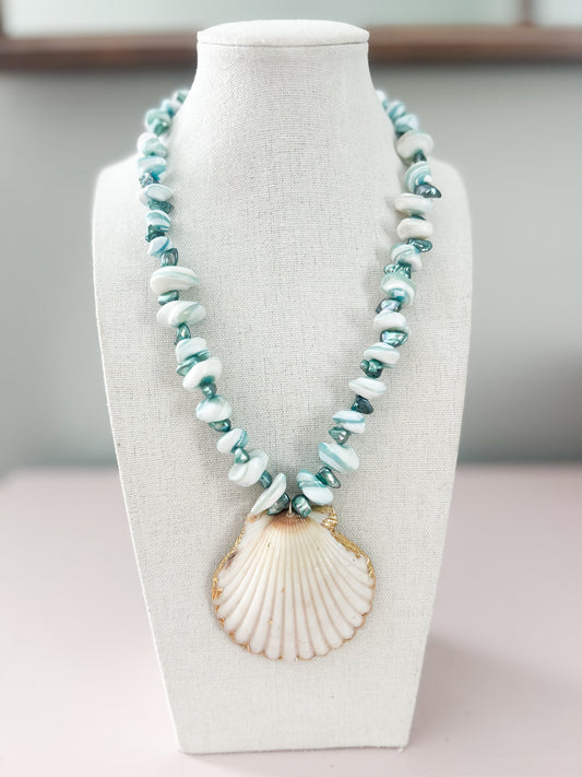 Large Beaded I Knew It, I Knew You Necklace
