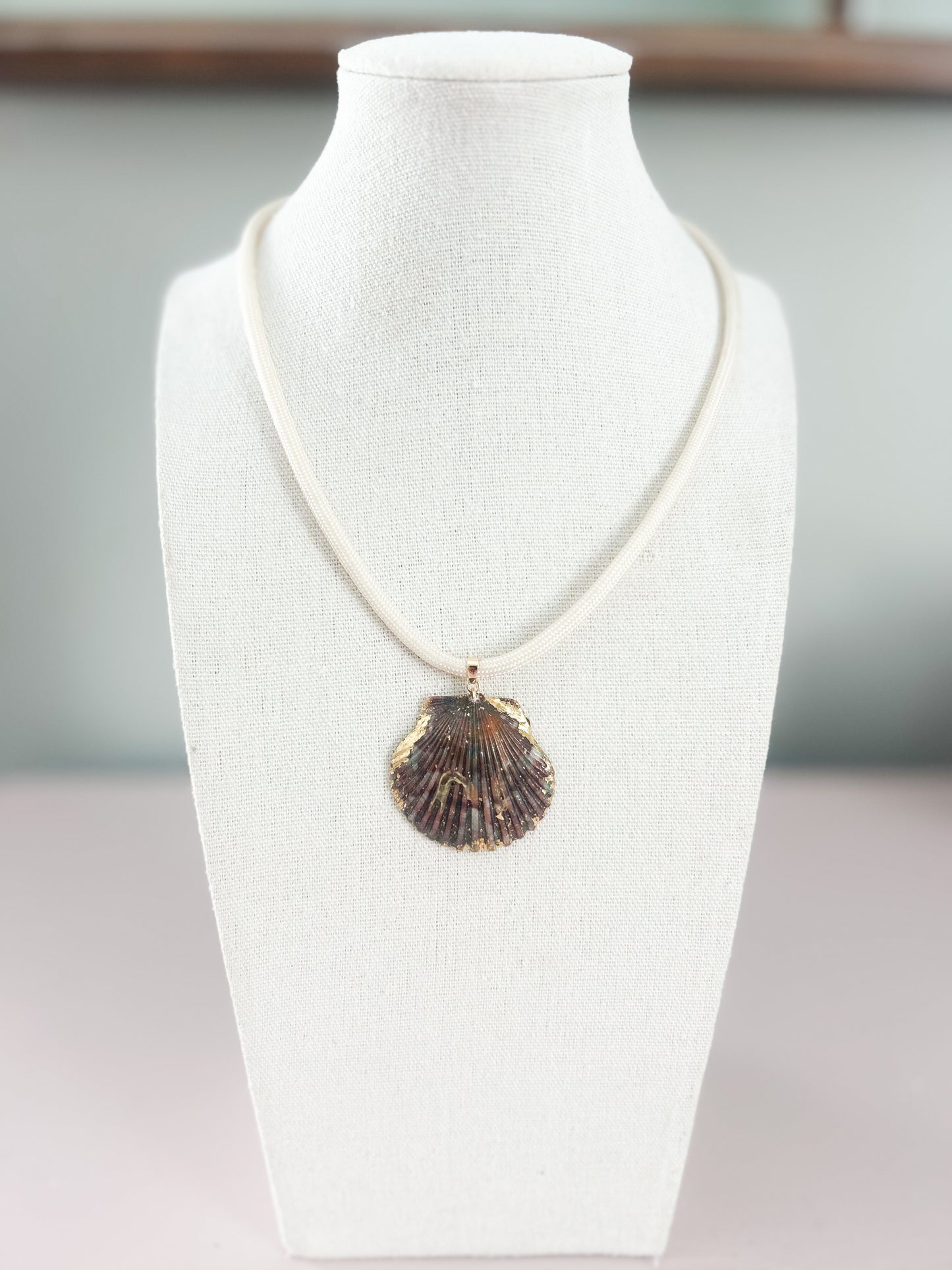 Orange and Blue Cream Fate of Ophelia Necklace