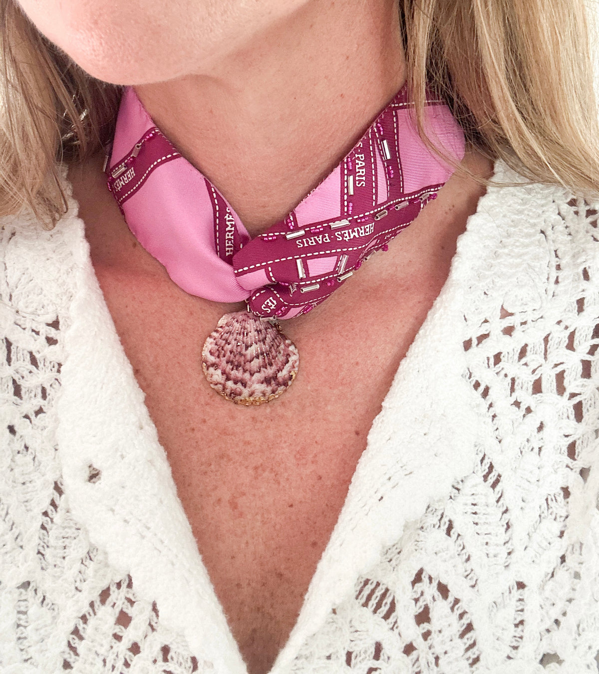 Hermes Twilly All Too Well Scarf Necklace