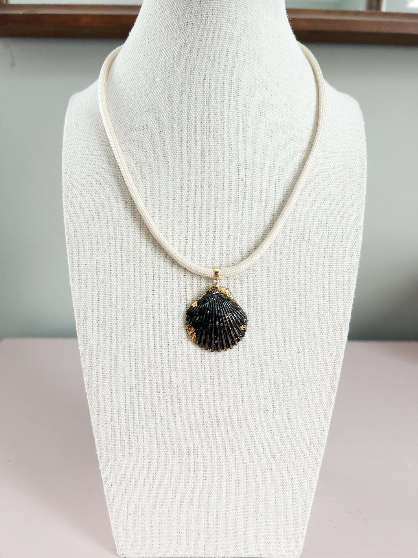 Neon Blue Cream Fate of Ophelia Necklace