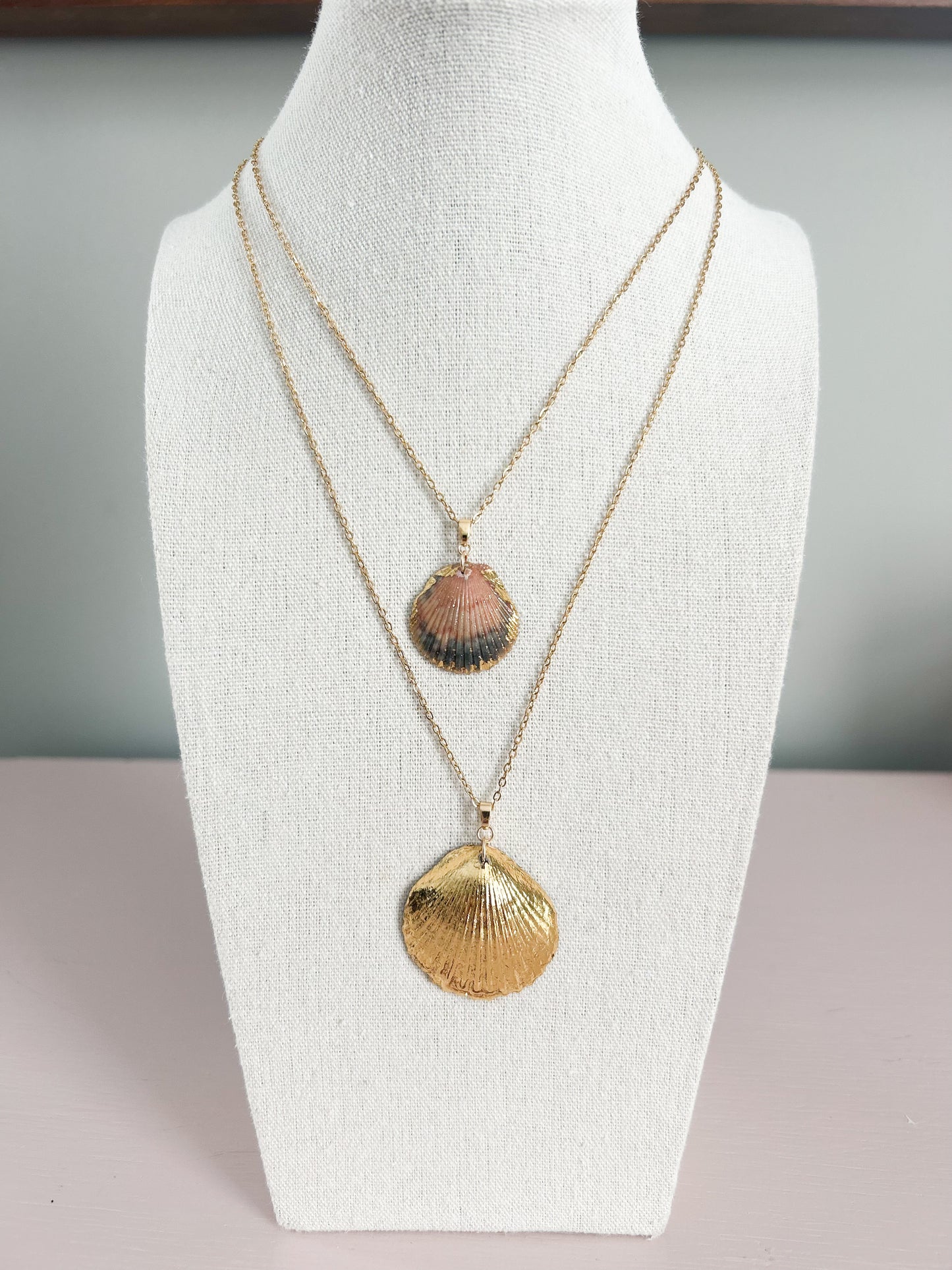 Gold Scallop Shell Call It What You Want Chain Necklace