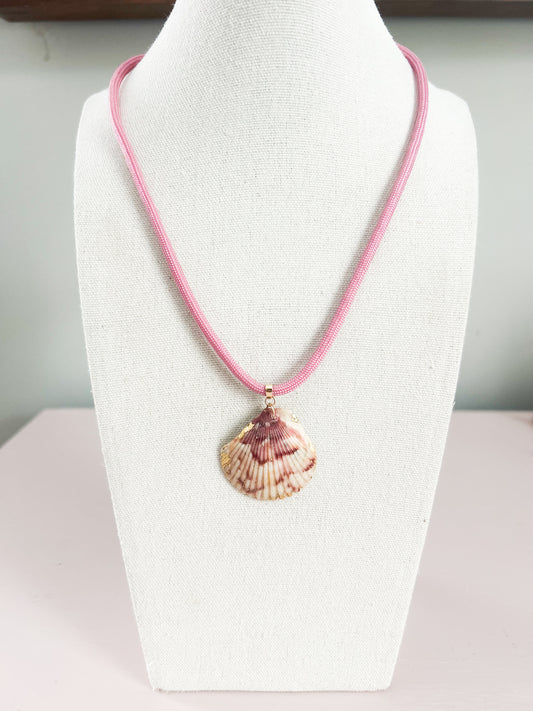 Pink and Red Fate of Ophelia Cord Necklace