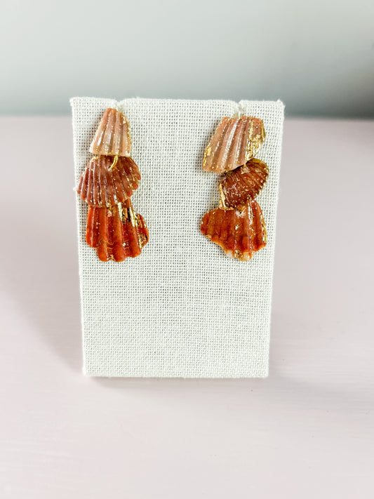 Orange Love Story Earrings