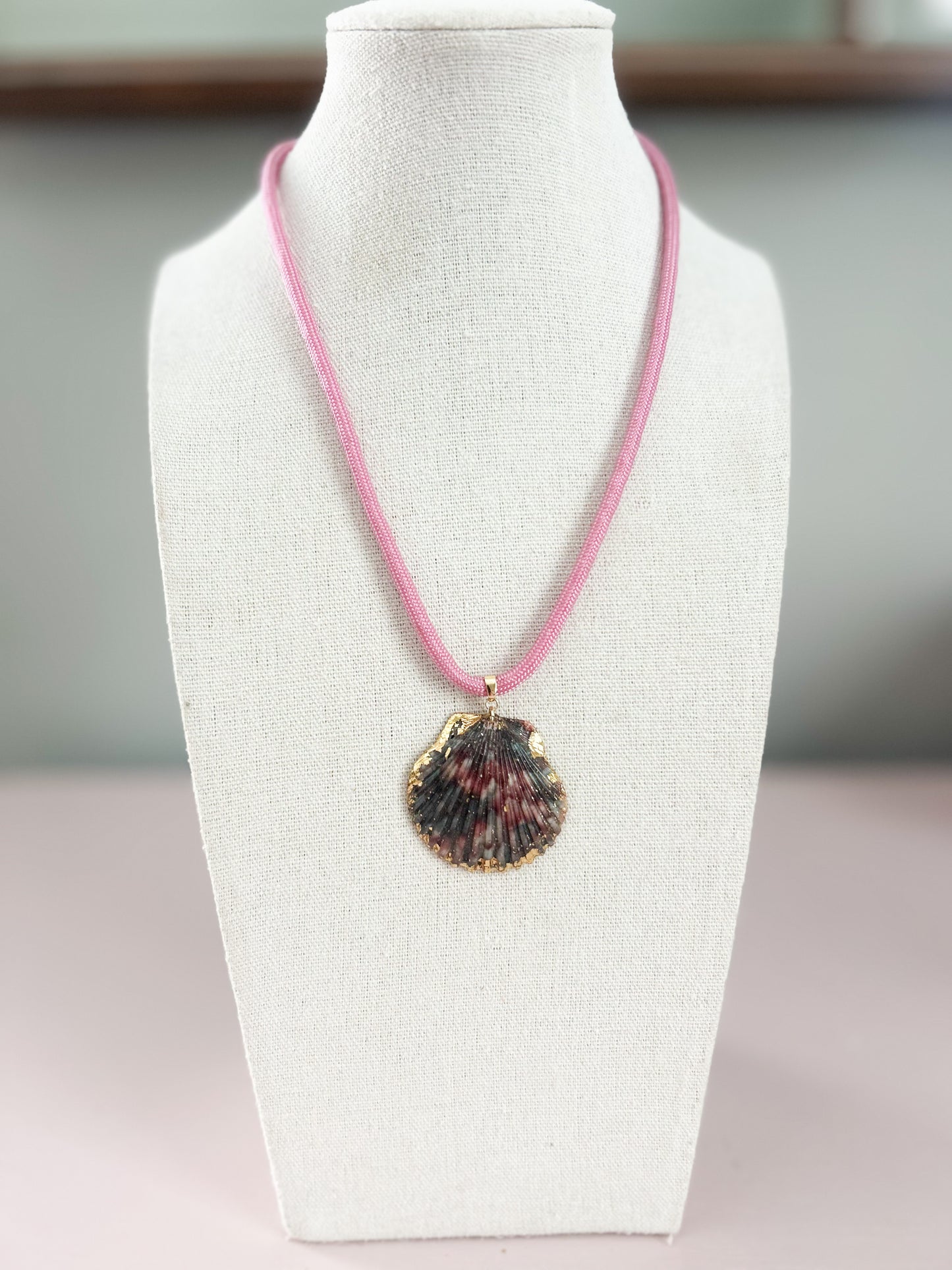 Pink Marble Fate of Ophelia Necklace