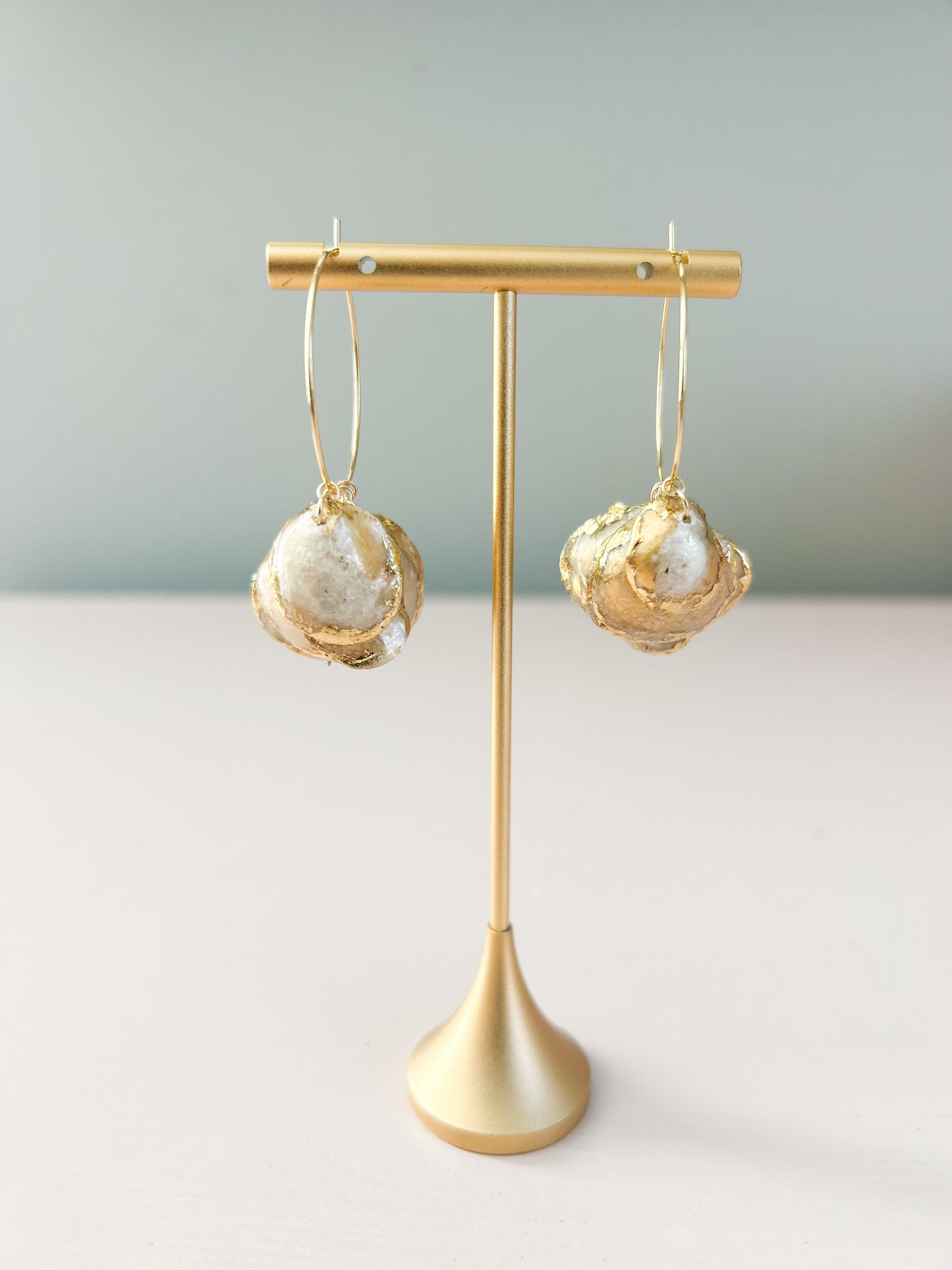 Jingle Shell All Too Well Hoop Earrings