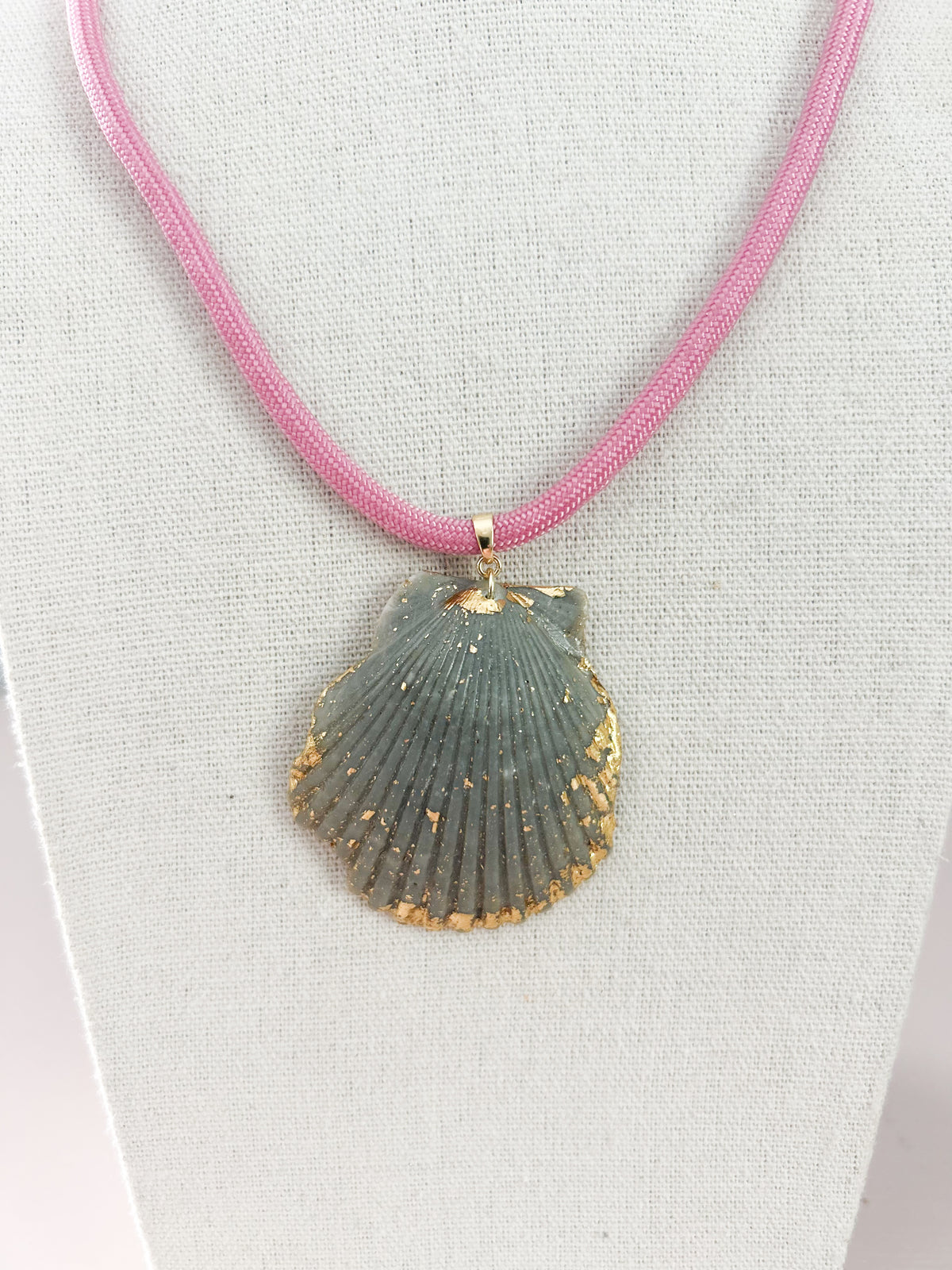Pink Cord Fate of Ophelia Necklace