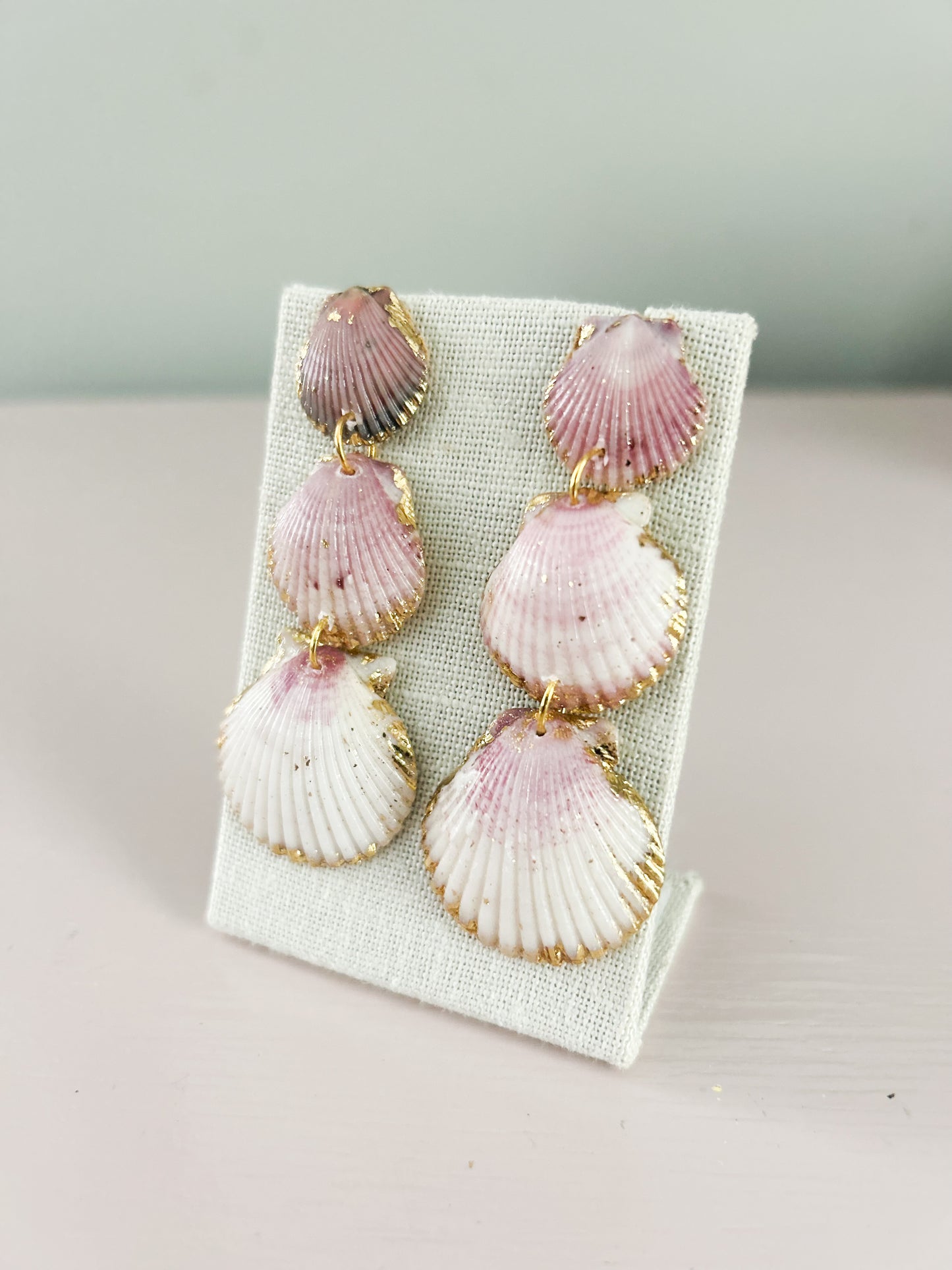 Pink and White Gorgeous Earrings