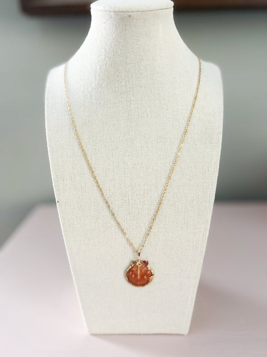 Scallop Shell Call It What You Want Chain Necklace