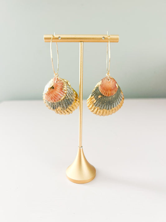 Grey, Orange and Gold Exile Hoops