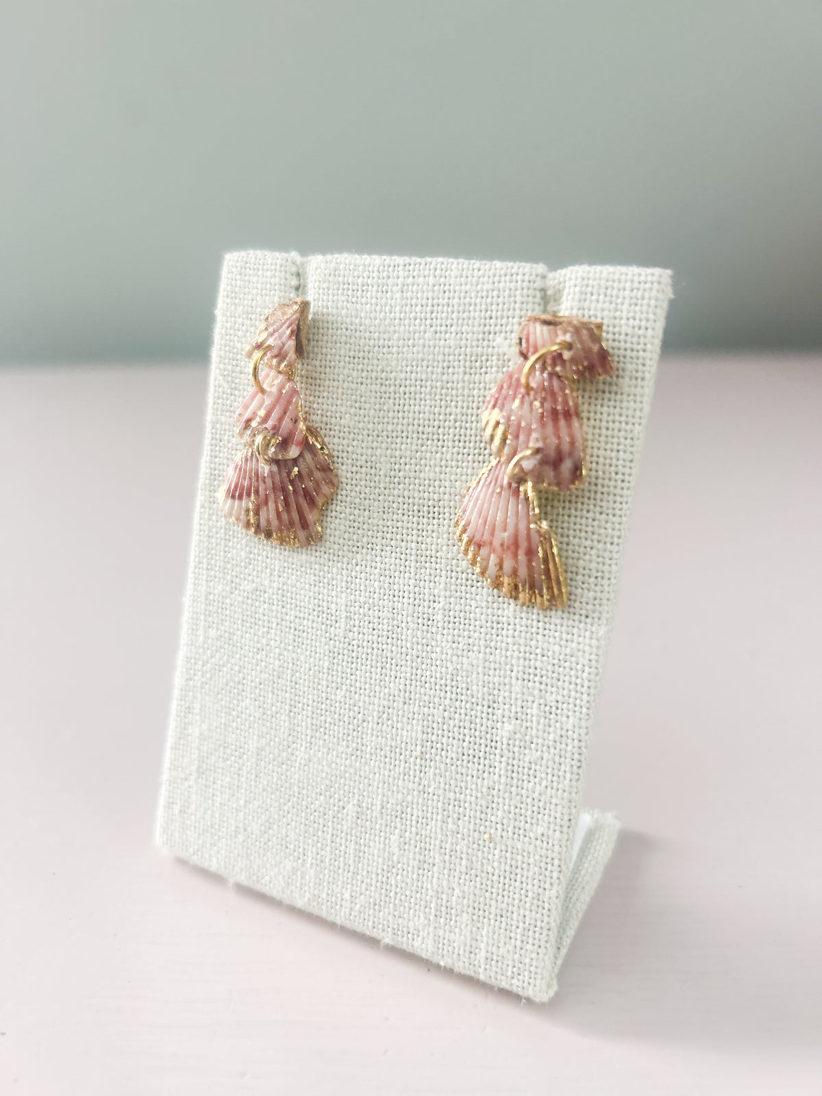 Red and White Love Story Earrings
