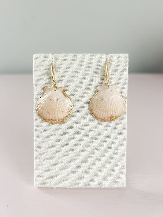 White Miss Americana Hook Earrings