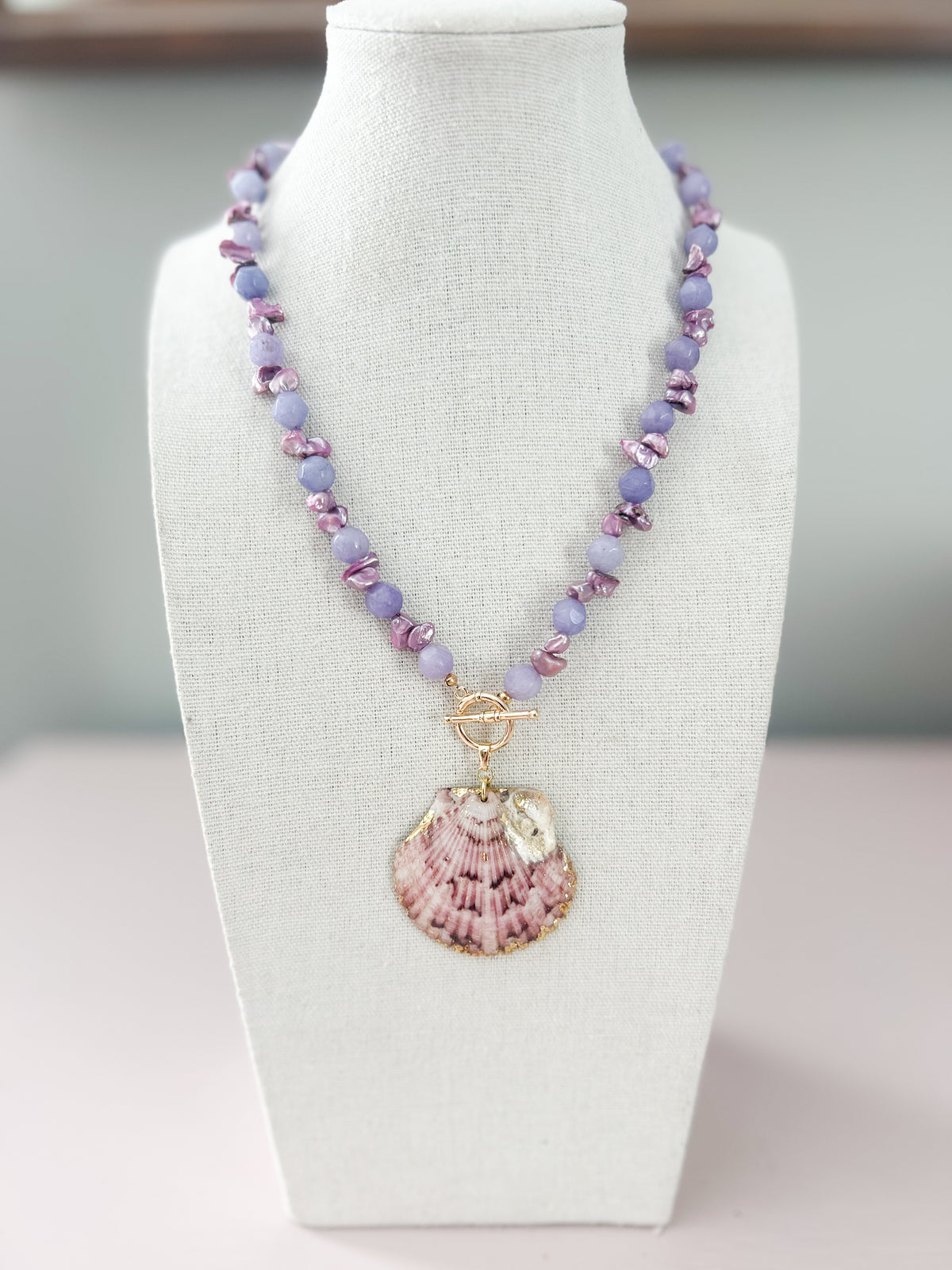 Purple Semi Precious Stone I Knew It, I Knew You Necklace