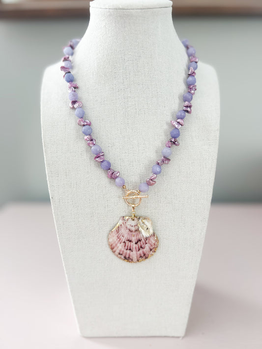 Purple Semi Precious Stone I Knew It, I Knew You Necklace