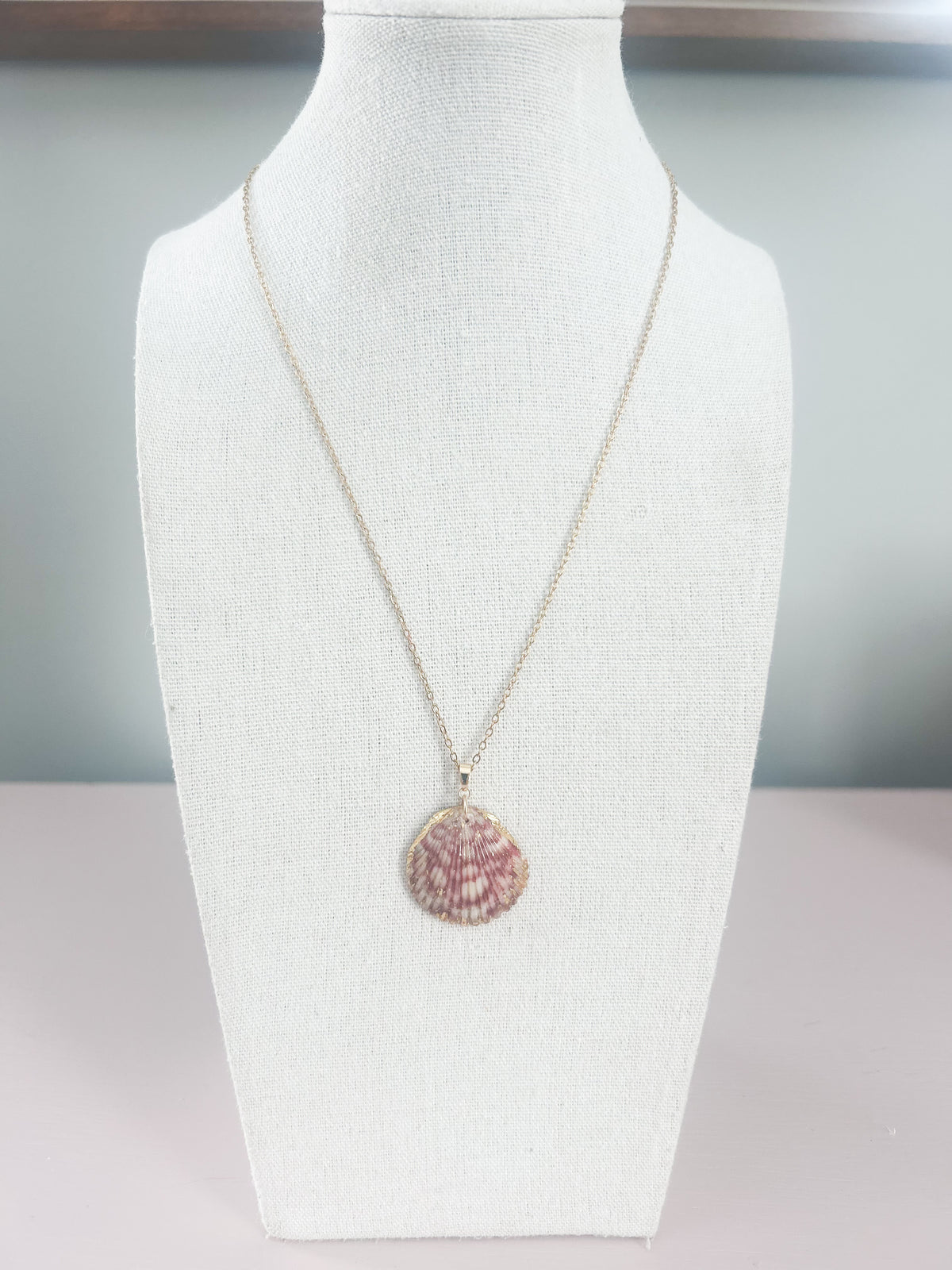 Maroon and Cream Call It What You Want Necklace