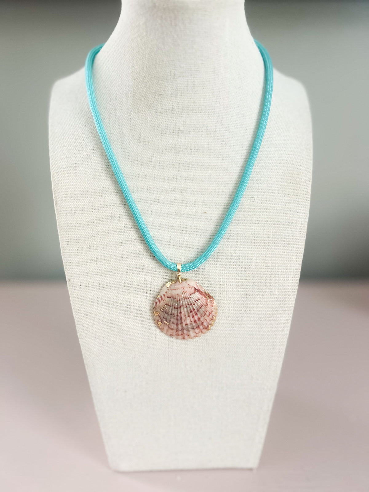 Teal Fate of Ophelia Cord Necklace