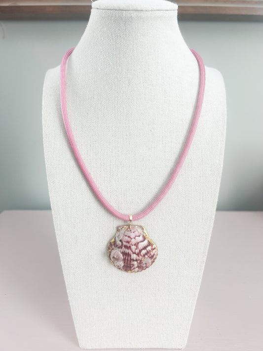 Pink and Red Fate of Ophelia Cord Necklace