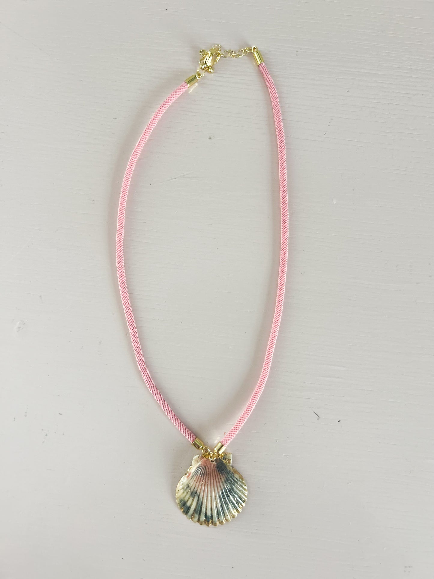 Pink Cord Fate of Ophelia Necklace