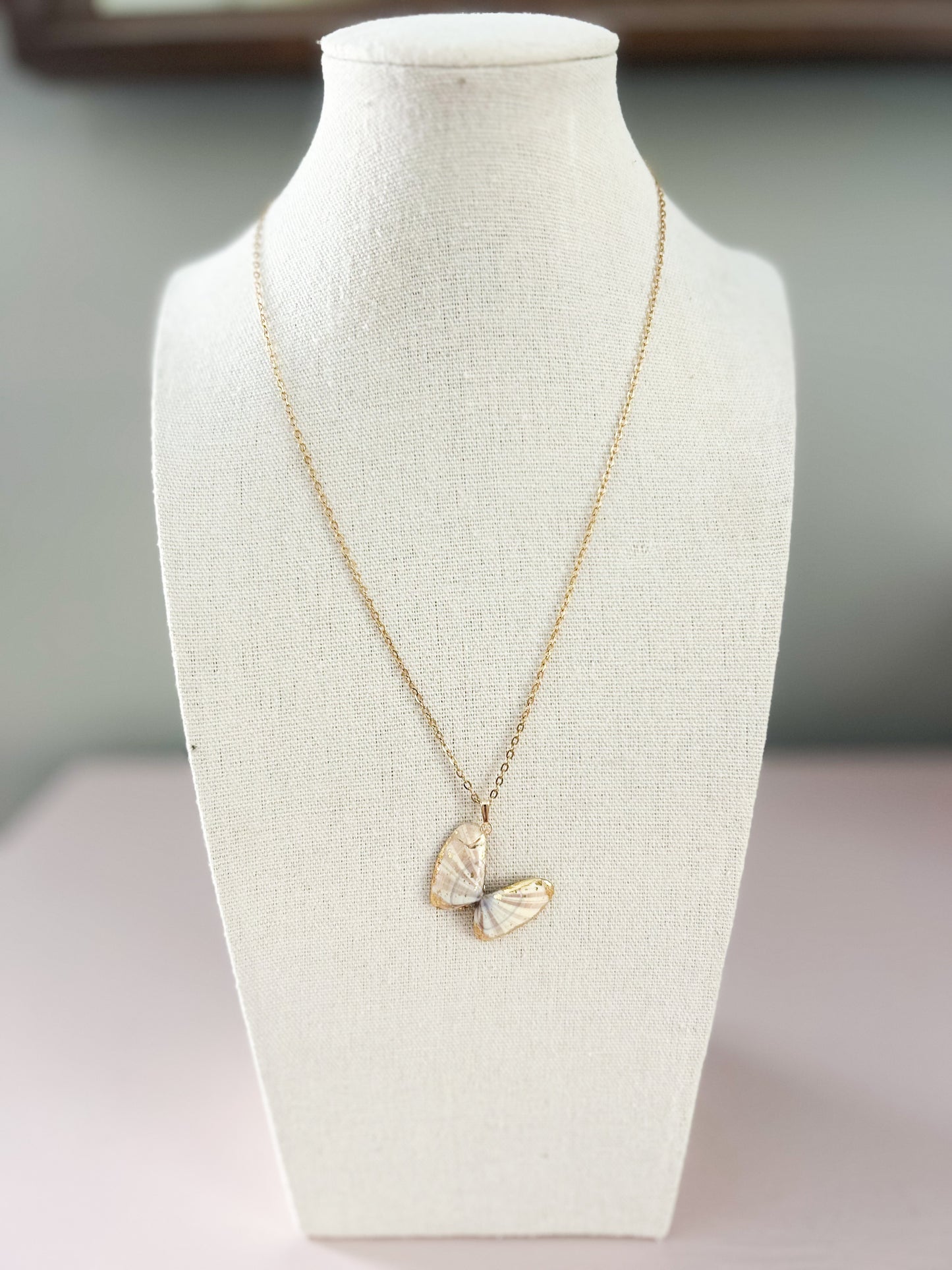 Clam Digger Butterfly Call It What You Want Necklace